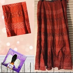 Lauren Ralph Lauren tiered peasant skirt  2 NWOT